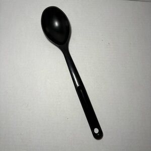 Tupperware Basting / Serving Plastic Black Spoon